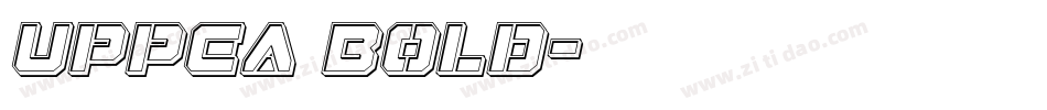 UppEa Bold字体转换